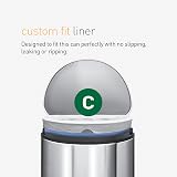 simplehuman Bin Liners Pack of 20 10-12 L Code C view 4