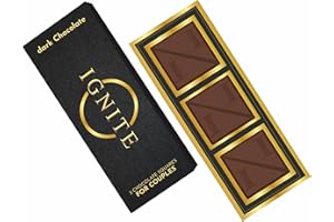 MBDH Wellness Ignite Chocolate Bars (1 Box) | Luxurious Dark Chocolate for Uplifting Mood & Vitality | Ideal for Men & Women,Vegetarian and Gluten-Free Delight