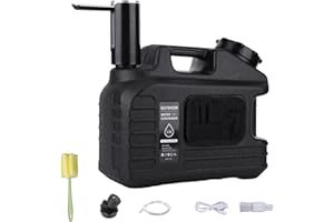 ASIEIT 3 Gallon/5 Gallon Water Jug with Spigot, Portable Water Tank BPA Free, Leak-Proof Water Containers for Camping Water Storage Containers for Emergency Outdoor Hiking Picnic, Green/Yellow/White