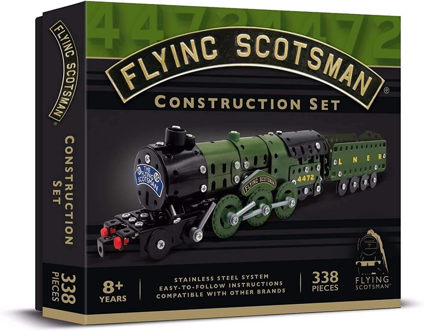Demand 340 Piece Flying Scotsman Stainless Steel Construction Set