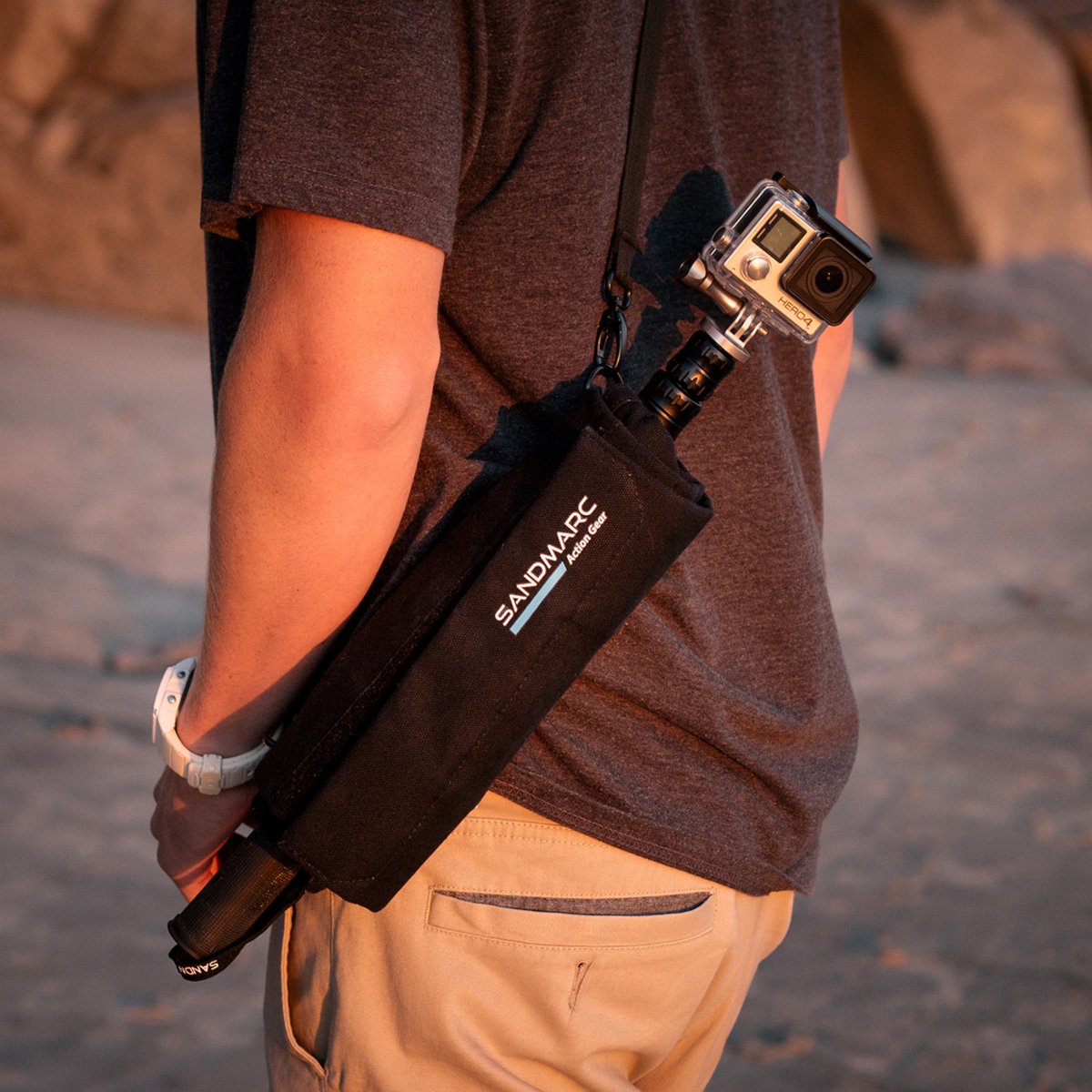 SANDMARC Armor Bag RollUp Travel Case for GoPro Hero 9, 8, Max, 7, 6