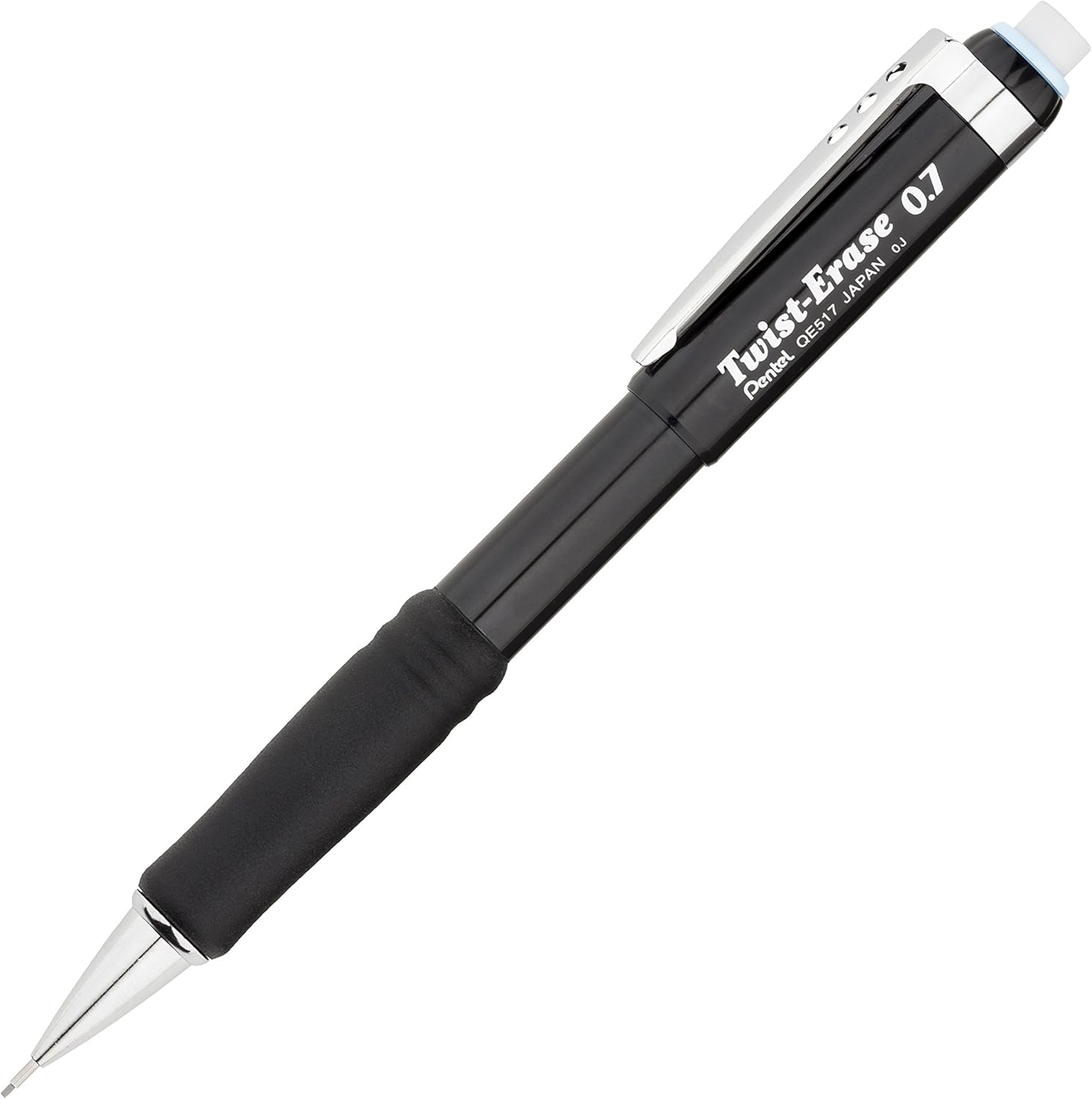 Pentel Twist-Erase III Automatic Pencil with 2 Eraser Refills, 0.7mm, Assorted Barrels, 2 Pack (QE517BP2-K6) : Mechanical Pencils : Office Products