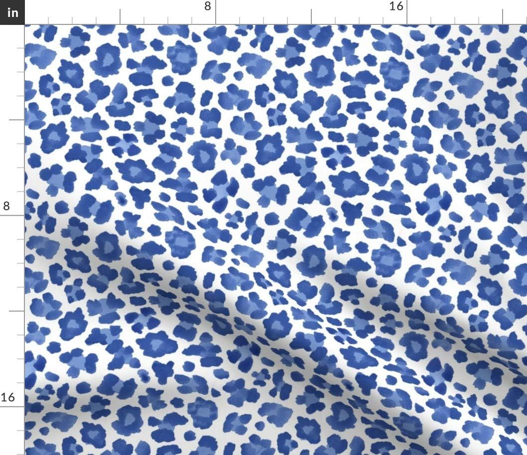 leopard print denim fabric