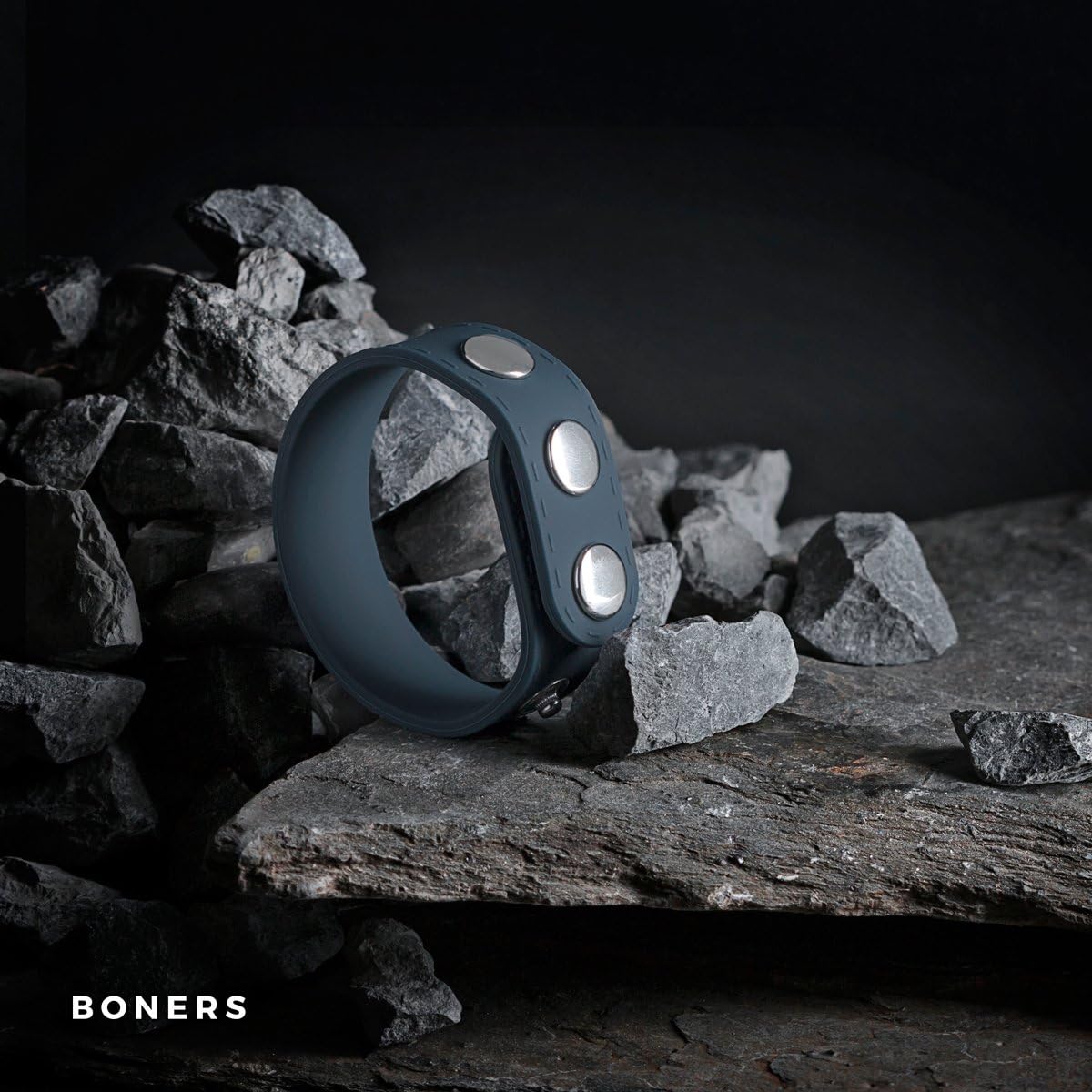 Boners Adjustable Cockring Cock Strap, 1.20/2.40 Inch, Brown,grey - Image 3