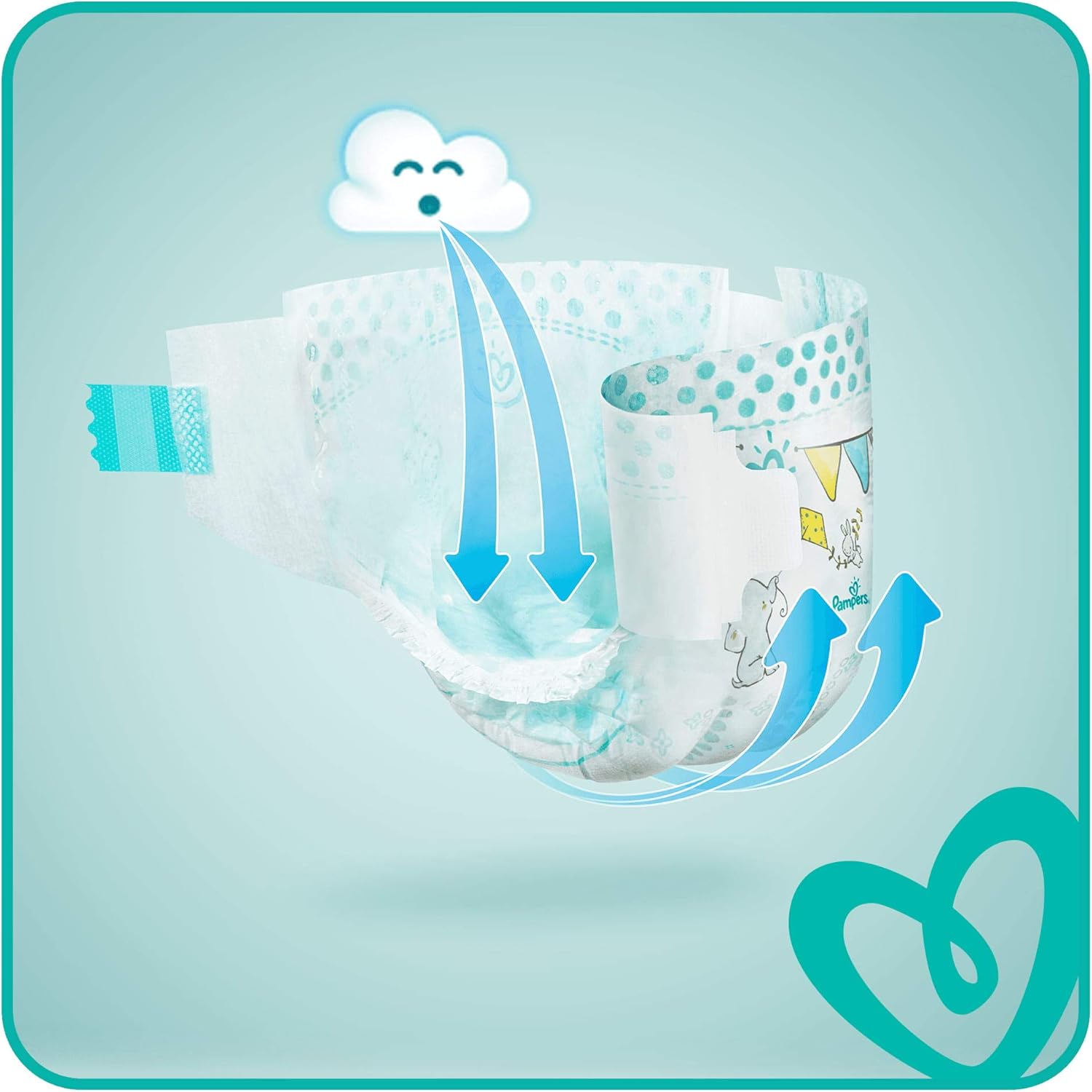 Pampers Baby-Dry Nappies - Image 4