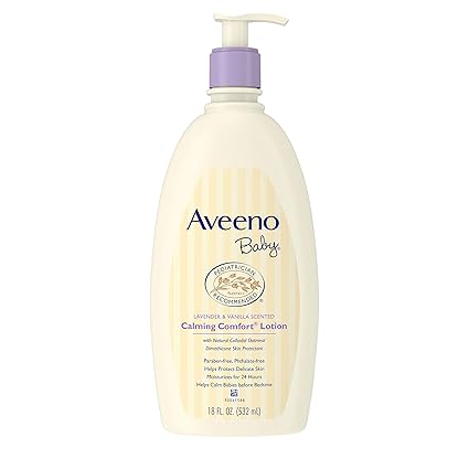 Buy Aveeno Baby Calming Comfort Lotion Lavender And Vanilla