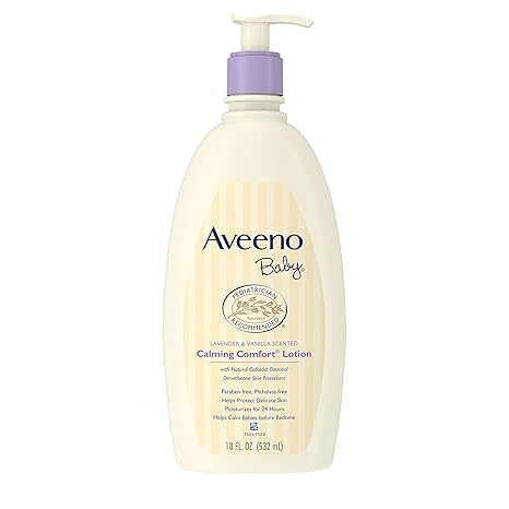 Buy Aveeno Baby Calming Comfort Lotion Lavender And Vanilla