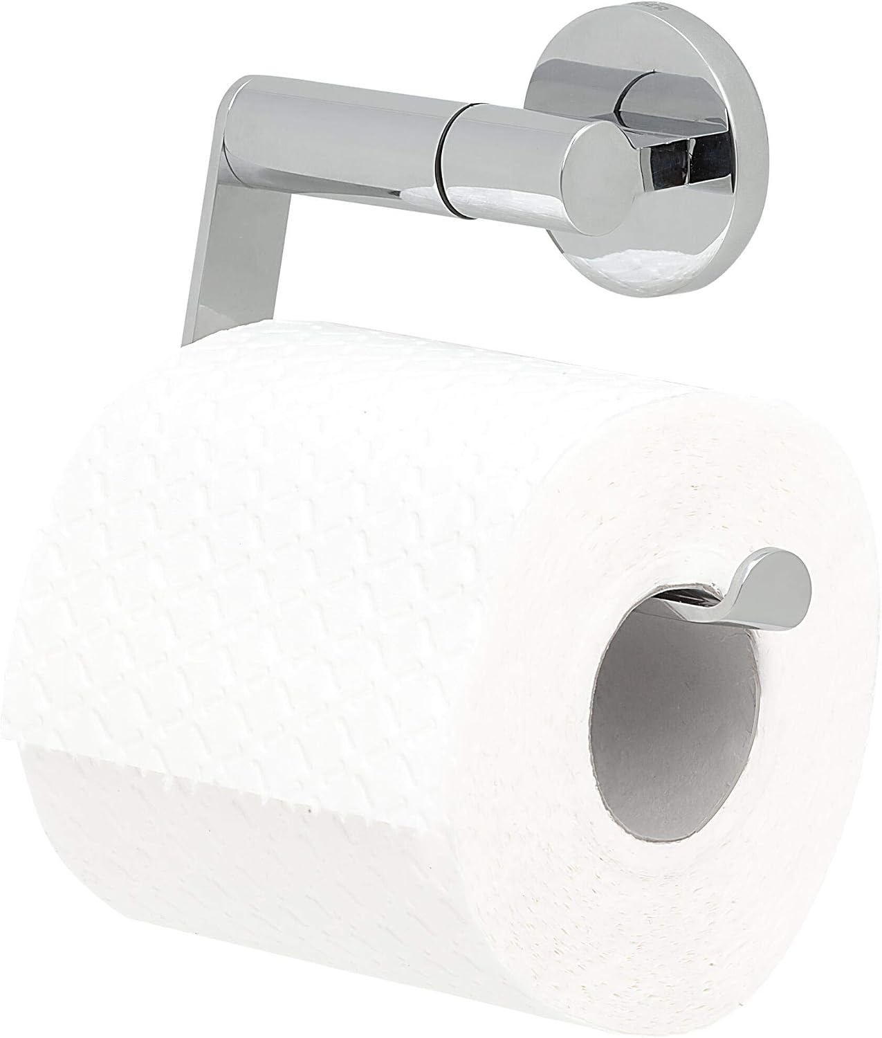 Tiger Noon Toilet Roll Holder, Chrome, BxHxT: 13,2 x 9 x 4 cm