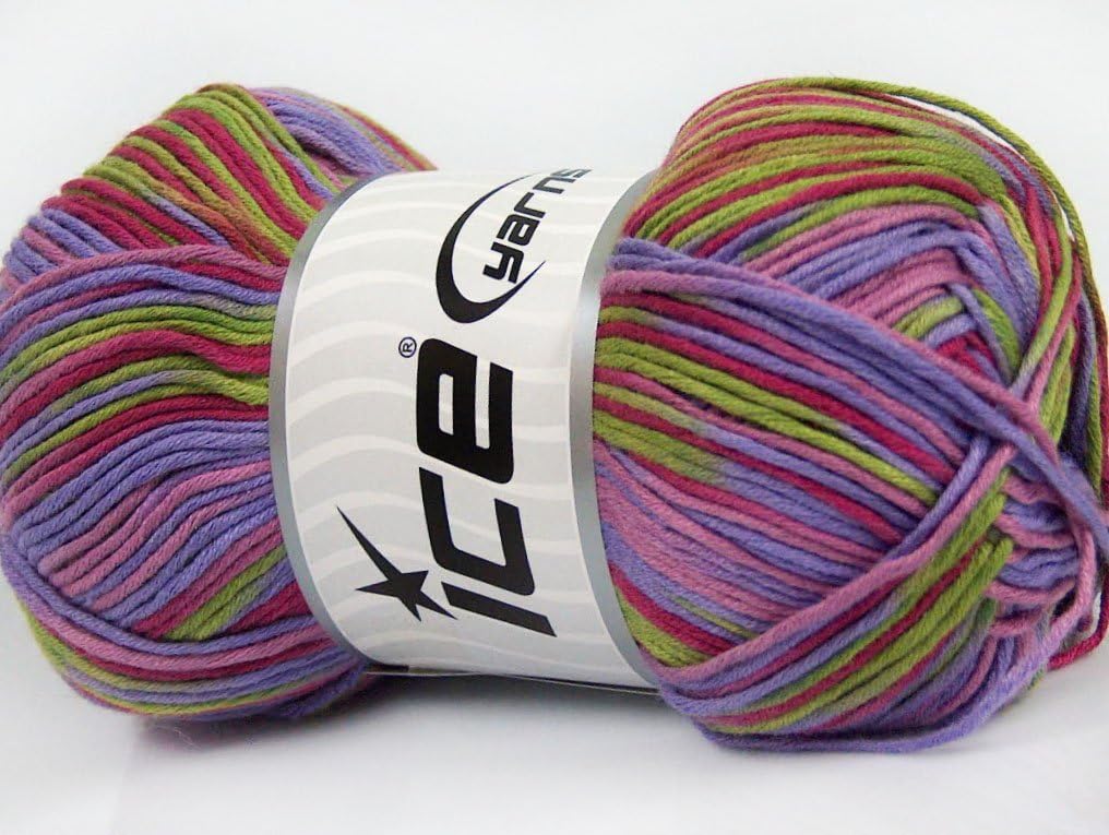 Lot of 4 x 100gr Skeins Ice Yarns YARNS Sale Summer Rose Pink Lilac