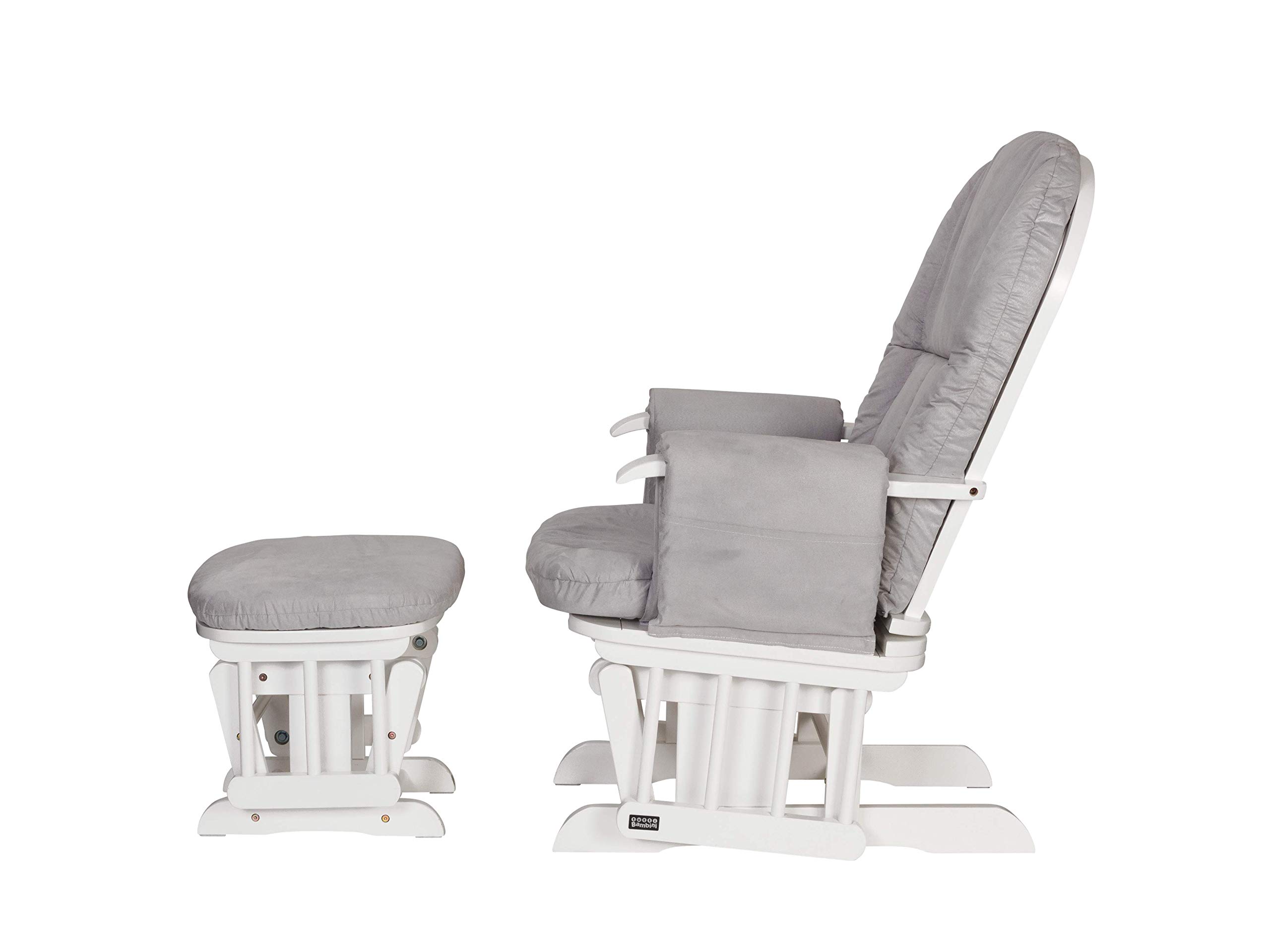 Tutti Bambini GC35 Padded Smooth Glider Baby Nursing Chair & Foot Stool