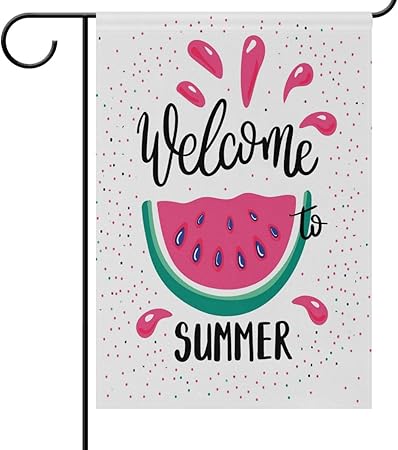 Amazon Com Shinesnow Welcome To Summer Watermelon Garden Flag