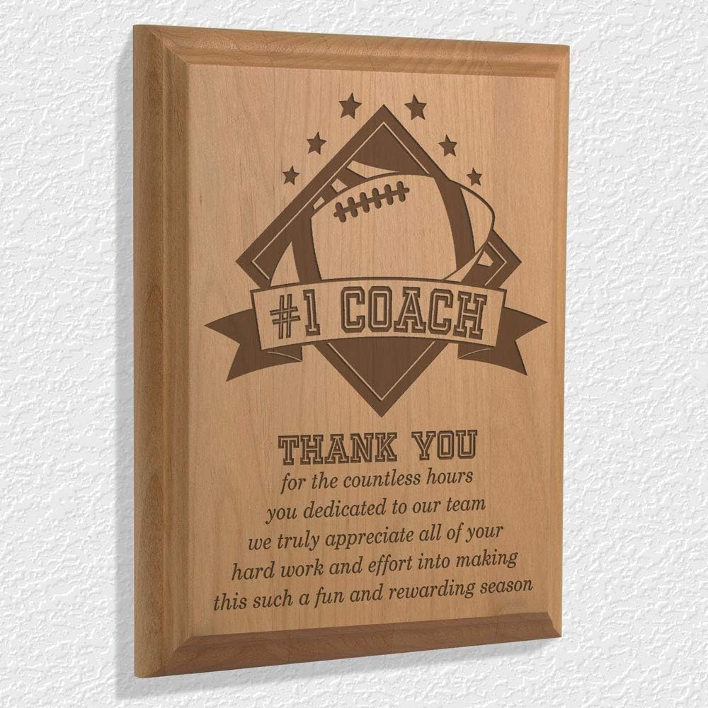 Kate Posh - #1 Football Coach Plaque and Award : Office Products