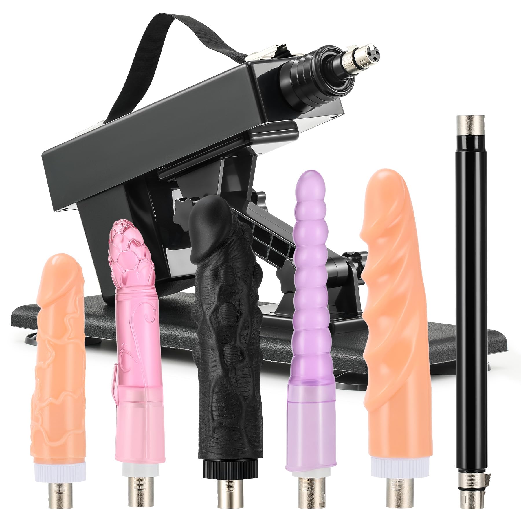 Photo 1 of SENSUA Automatic Sex Machine, Thrusting Dildo Machine with 6 Attachments & 3XLR Connector for Women Men, Adjustable Adult Sex Toys Love Machine for Vaginal Anal Massage Masturbation