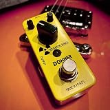 Donner Yellow Fall Delay Guitar Pedal Analog True Bypass 620ms Mini view 6