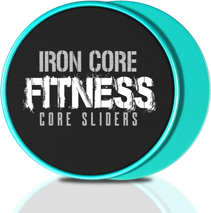 Iron Core Fitness Core Sliders Aqua Blue Fitness Gliders Discs