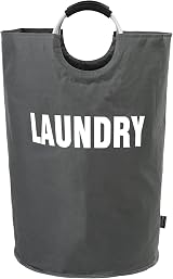 DOKEHOM 160L XXL Laundry Basket Collapsible Foldable Dark Grey view 9