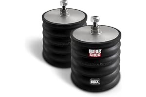 DURATPE Rubbershox Paired Natural Rubber Bump Stop for RAM ProMaster 1500/2500/3500 | Suspension Enhancement System | 9000 Ibs Capacity at 50% Compression (4” x 10”, UB13-80)