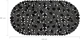 WELTRXE Shower Mat Non Slip Anti Mould Bath Tub Mat 69x36cm Black view 5