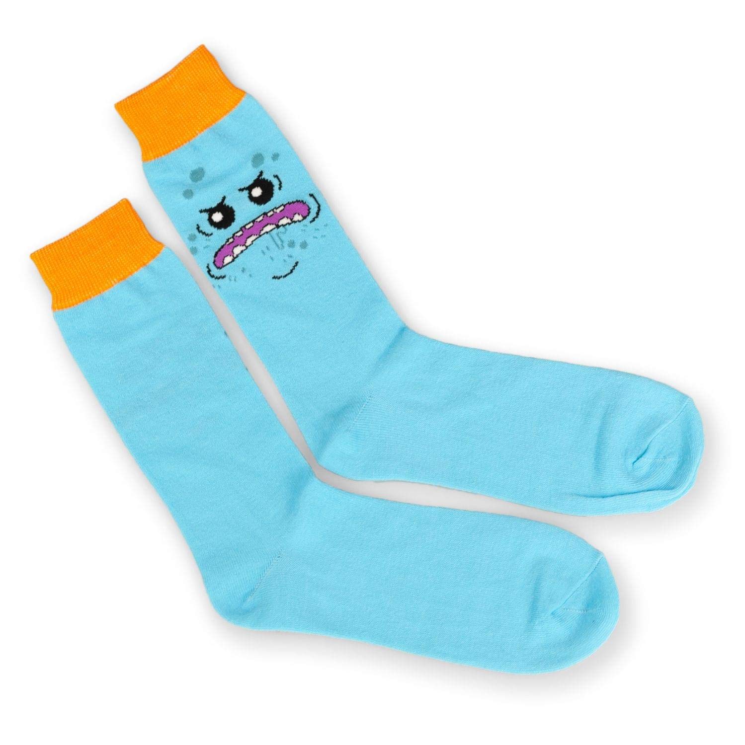 RICK AND MORTY collectibles | Toynk Toys Rick & Morty Mr. Meeseeks Crew Socks