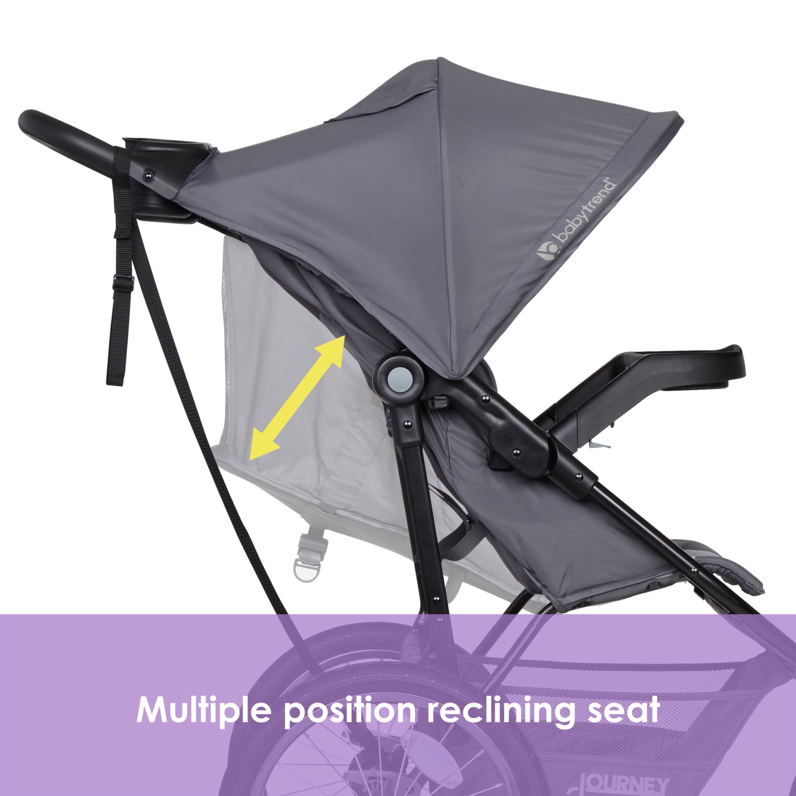 Baby Trend Journey Jogging Stroller, Stellar Grey
