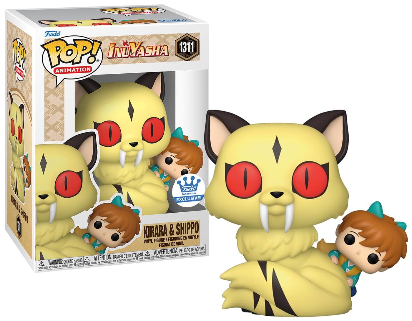 Funko Pop! Inuyasha - Kirara & SHippo 1311 Exclusive NO Chase
