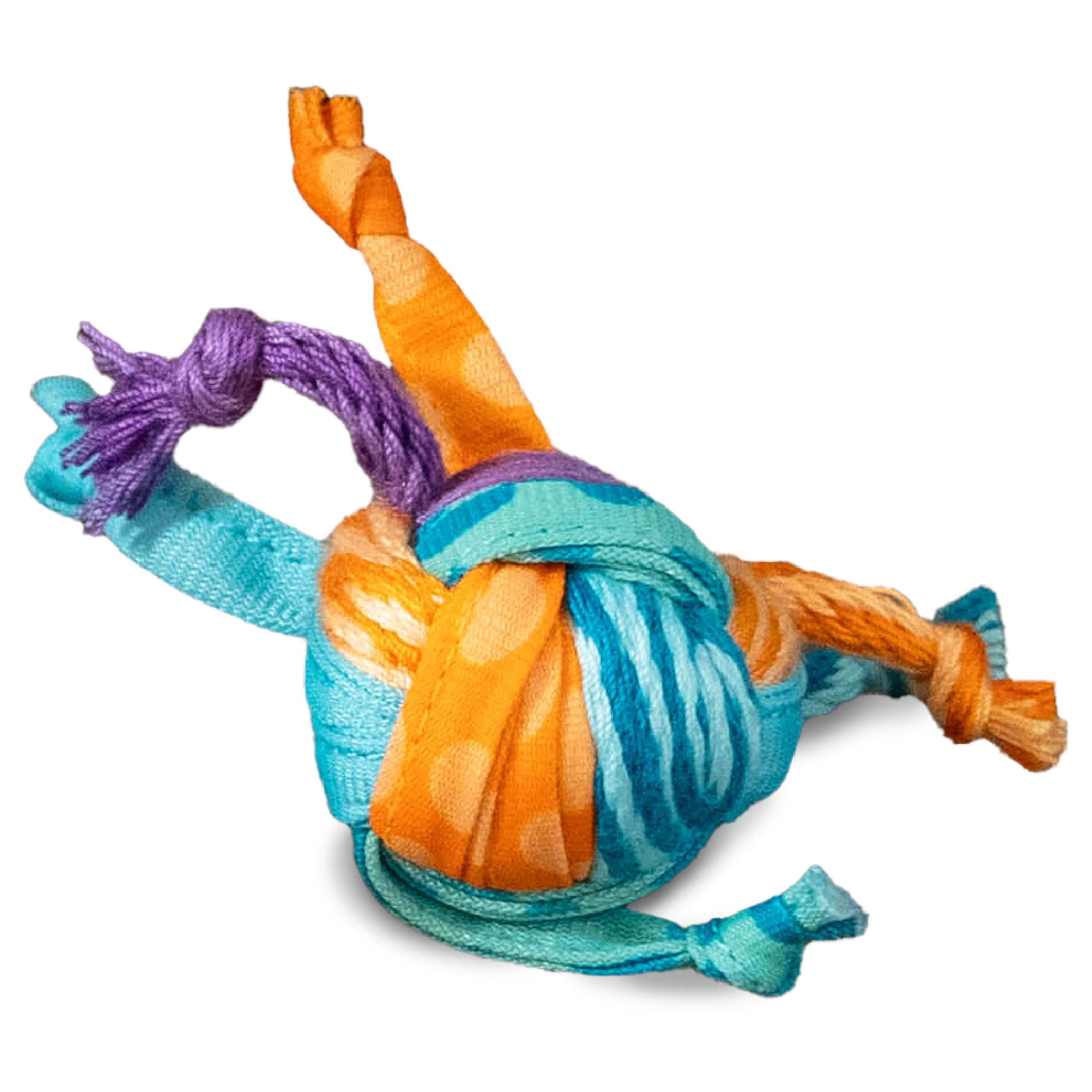 Catstages Tons of Tails - Dental Care Cat Toy with Catnip - Toy with Ribbons - Multi-Colour