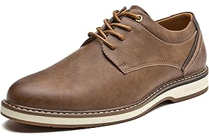 CLOWSE Men's Dress Shoes Casual Business Formal Oxfords Classic Lace Up Work Dress Shoes