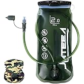 JMTEEA Hydration Bladder 2 Liter,Water Bladder for Hiking Backpack, Leak Proof Water Storage Bladder for Bicycling Hiking Camping Hunting Running