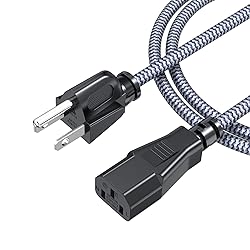 Power Cord, Goalfish 3 Prong AC Power Cable