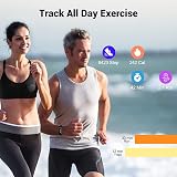 Runlio Fitness Tracker Sleep Monitor Step Calorie Counter IP67 Waterproof Watch view 8