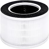 AP-H400 Replacement Filter Compatible with Homedics 2-in-1 Air Purifier, 3-in-1 High-efficiency filter with Activated Carbon Filter, 1-Pack