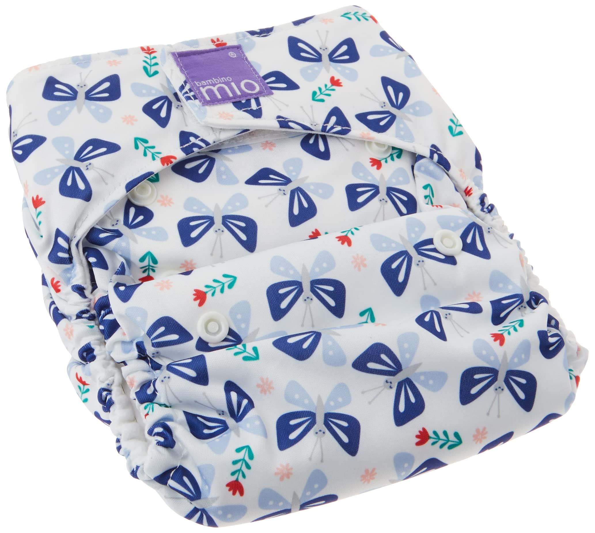 Bambino Mio, miosolo all-in-one reusable nappy, butterfly bloom