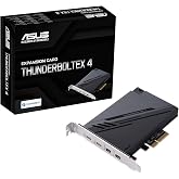 ASUS ThunderboltEX 4 with Intel&reg; Thunderbolt&trade; 4 JHL 8540 Controller, 2 USB Type-C Ports, up to 40Gb/s bi-Directional Bandwidth, DisplayPort 1.4 Support, up to 100W Quick Charge, Black