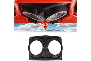 KEMIMOTO UTV 6.5" Speaker Enclosure, Universal 6.5" Speaker Systems Enclosure Hard Roof Enclosure Accessories Compatible with Polaris RZR, Can Am X3, Golf Cart, UTV, Marine