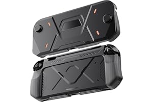 FIWWAT Protective Case for Nintendo Switch 2 (2025), PC Front Cover +TPU Soft Back Shell 360° Protection, Anti-Scratch, Ergonomic Grip Design, Compatible with Nintendo Switch 2 2025 - (Jet Black)