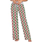Naanle Womens Chic Pattern Soft Drawstring Girls Daily Lounge Wide Leg Yoga & Pajama Pants Sleepwear House Bottom XS-XL
