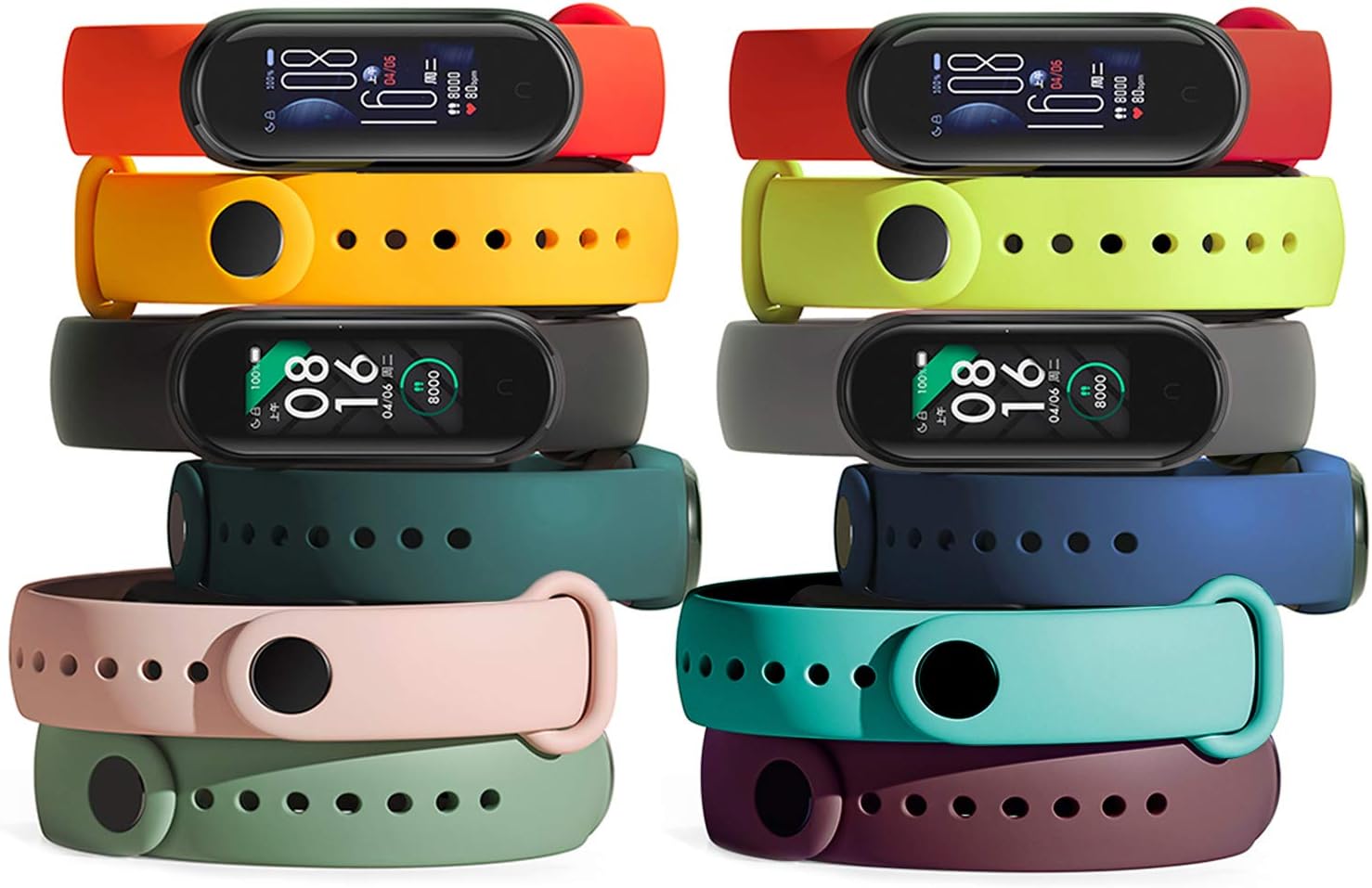 Cinturino In Silicone 22mm Per Garmin Vivoactive 4 / Venu 2 / Forerunner 255/265 - Chiusura Magnetica Pieghevole - Traspirante E Leggero (Confezione Da 2)