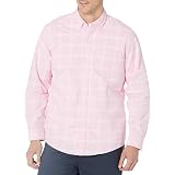 Essentials Men's Regular-Fit Long-Sleeve Poplin Shirt - Teal Buffalo Check, Casual Button-Up - View #9