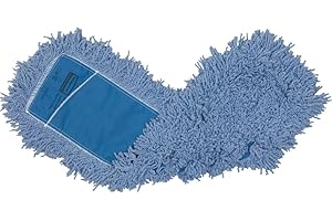 Rubbermaid Commercial Twisted Loop Dust Mop Head, 48", Yellow, FGJ25700BL00