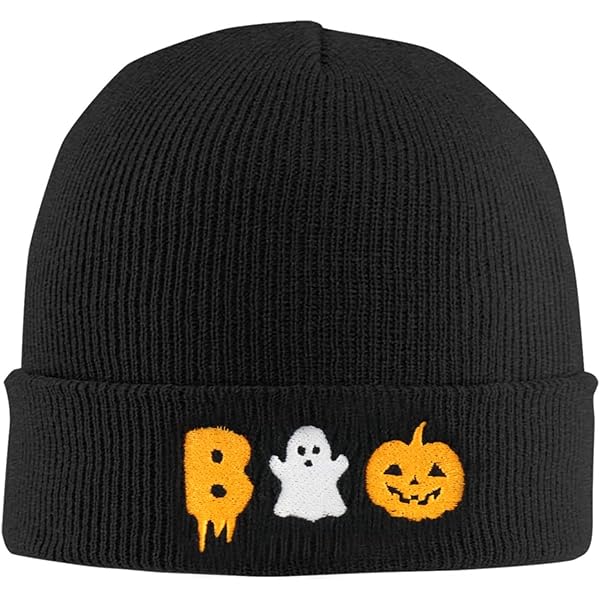 Trippy Stoner - Gorro Bordado Con Cara Sonriente, Sombrero De Invierno Rave, Toque De Cara Feliz Deformada, Emoji Sonriente Psicodélico, Negro