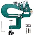 YaeTek Manual Leather Skiver Leather Splitter Leather Paring Machine Leather Craft Edge Skiving Machine with 18 Blades