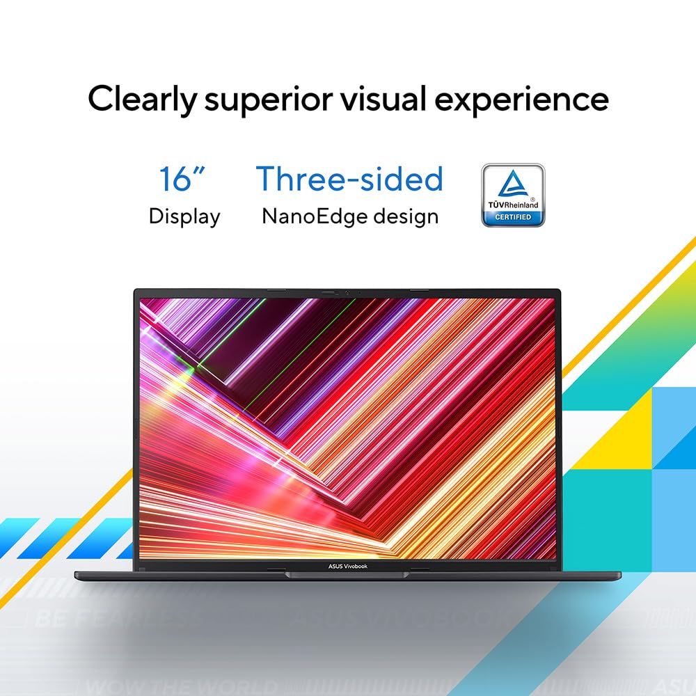 Asus Vivobook 16 X1605Va Laptop | 16.0&Quot; Wuxga 16:10 Screen | Intel Core 5-120U | 16Gb Ram | 512Gb Pcie Ssd | Windows 11 | Silver - View 6