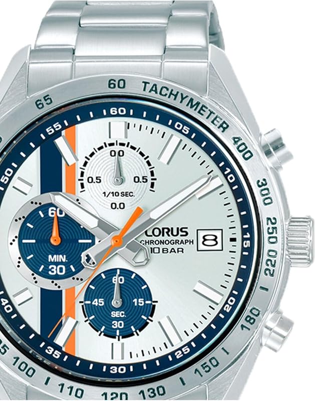 Orologio analogico da uomo con cinturino in acciaio inox RM399JX9