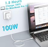 Ankoda 2Pack USB C to USB C Cable 3ft 100W Fast Charge Type C Cord view 5