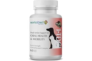 1-TDC WorksSoWell 1TDC Dual Action Natural Support – 60 Twist Off Soft Gels | Delivers 4 Health Benefits for Dogs & Cats | Supports Oral, Hip & Joint Health, Muscle & Stamina Recovery, Skin & Coat Health