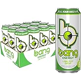 Bang Energy Lime Pop Drop 12 Pack - 16 Fl Oz