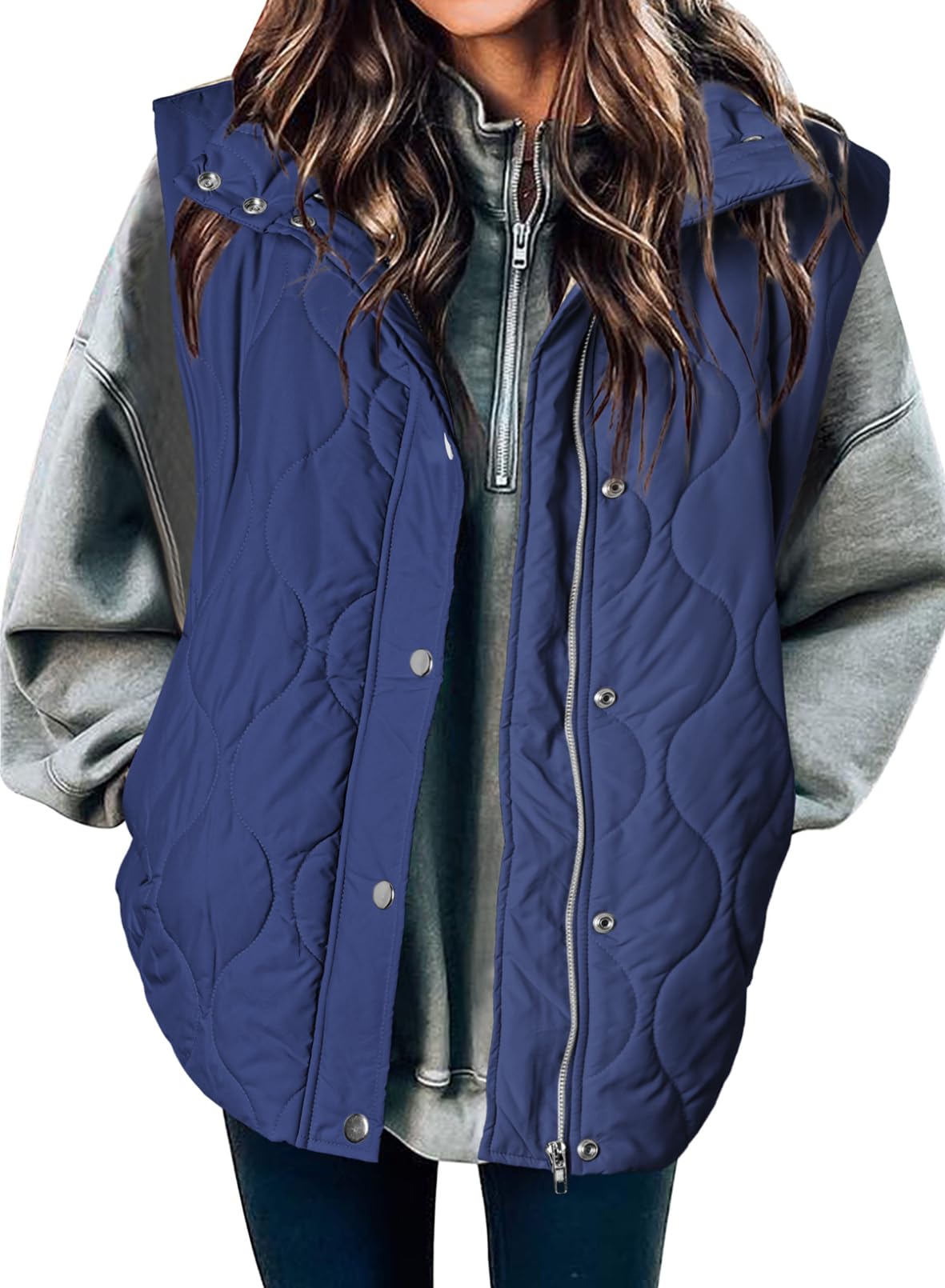 EVALESS Cropped Puffer Vest Women Lightweight