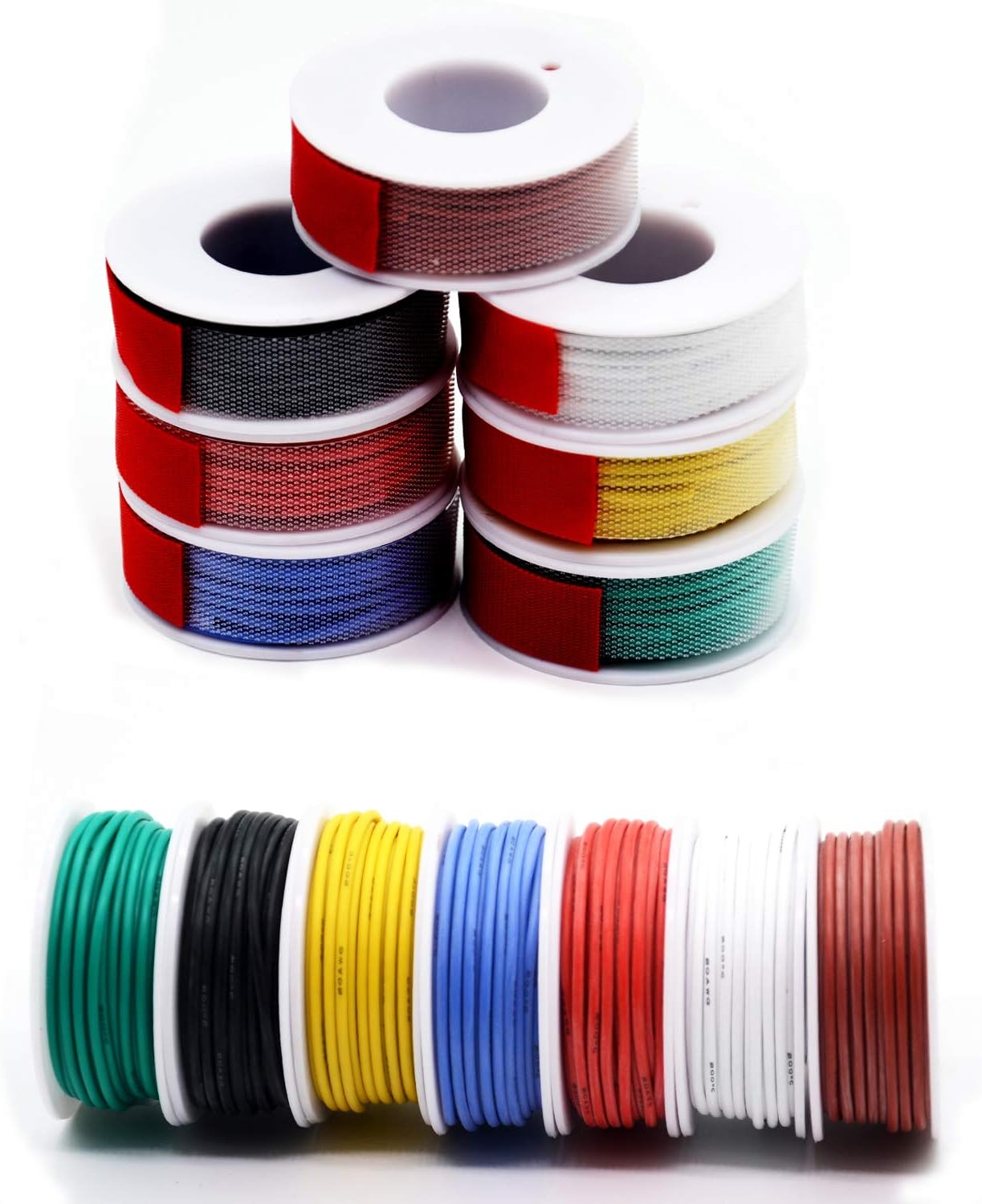 Silikon Elektrokabel 20AWG 0,5mm² - 2x30 Meter Rot/schwarz Sauerstofffrei