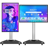 JAV Smart Board 43 Inch,Electronic Interactive Smartboard for Classroom Office Home, Screen Mirroring from Android OS Board for Presention Annotation Live Streaming (Wall Mount Included)