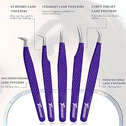 TrendGenics Eyelash Extensions Tweezers